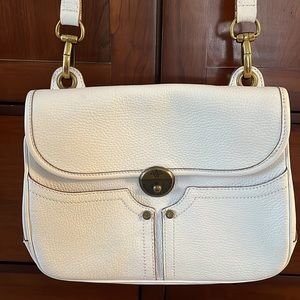 Prix da Dressage Cross-body White Purse